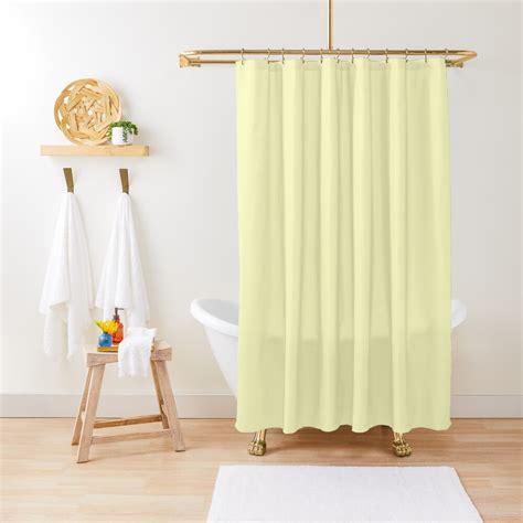 yellow brown shower curtain|solid pale yellow shower curtain.